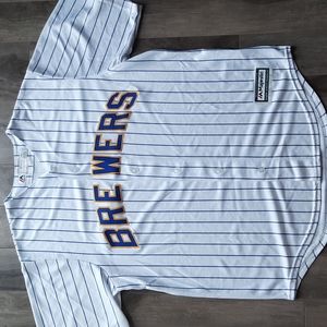 Milwaukee Brewers Retro Pinstripe Jersey